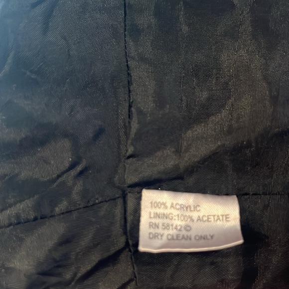 Size 6 MUSE Womens Sheath Dress Black & White Houndstooth Fringe Lined Career - Picture 5 of 5